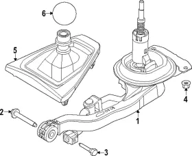Pr3z-7277-ba Ford Genuine Boot