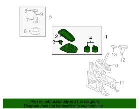 10309554 Gm Genuine Shift Plate #2