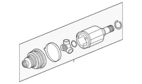 13291741 Gm Genuine 2011-2019 Buick Cascada Regal L4 Wheel Half-shaft Inner Boot