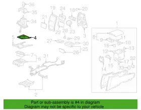 15138983 Gm Genuine Plate #2