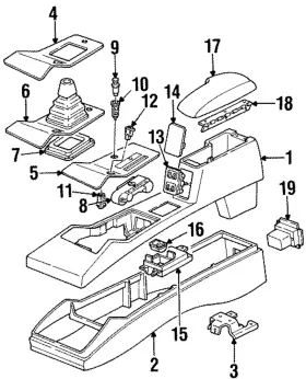 22576613 Gm Genuine Shift Plate