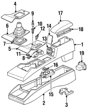 22588710 Gm Genuine Shift Plate