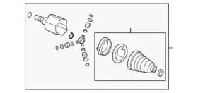 22724176 Gm Genuine 2002-2009 Saturn Chevrolet Pontiac Vue Equinox Cv Joint Kit