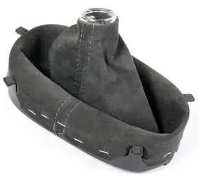 22931239 Gm 2013 Corvette 60th Anniversary Suede Shift Boot With Blue Stitching Nos