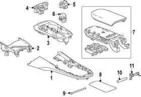 42775299 Gm Genuine F Plate