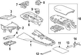 42775300 Gm Genuine F Plate