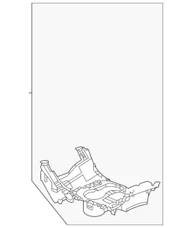 84873945 Gm Genuine Luxury Brown Front Floor Console Trim Plate