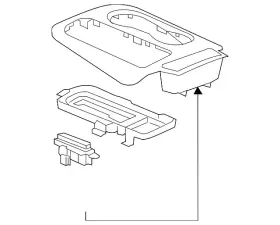 85164919 Gm Genuine Shift Plate