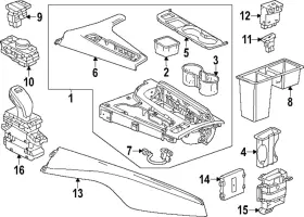85541425 Gm Genuine F Plate