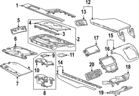 86805133 Gm Genuine F Holder