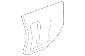 94515680 Gm Genuine Light Ash Gray Front Floor Console Trim Plate