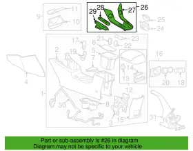 94565202 Gm Genuine Medium Titanium Manual Transmission Control Lever Trim Cover #2