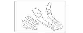 94565202 Gm Genuine Medium Titanium Manual Transmission Control Lever Trim Cover