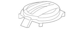 54710-sln-a81za Honda Genuine Escutcheon