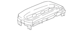 77296-tba-a02za Honda Genuine Shift Panel
