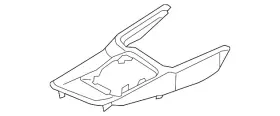 77298-tr0-a01zc Honda Genuine Shift Panel