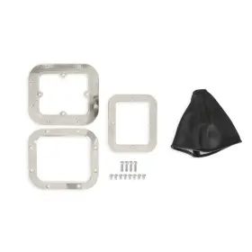 115000hst Hurst Billet Shifter Boot And Bezel - Rectangular Polished Finish