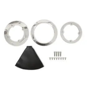 116000hst Hurst Billet Shifter Boot And Bezel - Round Polished Finish