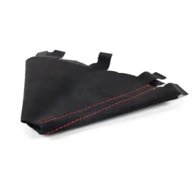 Hyb-sba-01-30 Hybrid Racing Alcantara Shift Boot 22 Honda Civic Black Stitch #3