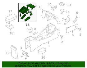 84602-j9fr0-pgb Hyundai Genuine Automatic Transmission Shift Cover Plate #2