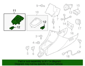 84650-1r300-rdr Hyundai Genuine Shift Plate #2