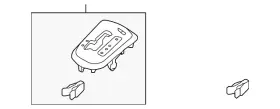 84650-1r300-rdr Hyundai Genuine Shift Plate