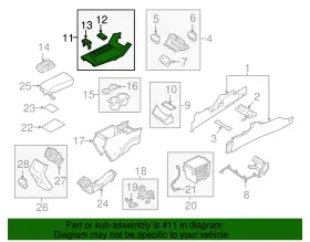 84650-c2000-try Hyundai Genuine Automatic Transmission Shift Cover Plate #2