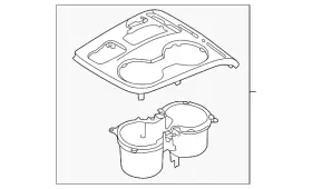 84650-cw000-uay Hyundai Genuine Cover Assembly 84650-cw000-uay Hyundai Genuine Cover Assembly