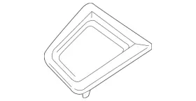 84650-f2ga0-un5 Hyundai Genuine Automatic Transmission Shift Cover Plate