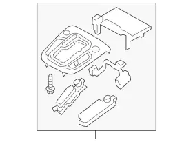 84650-j9dr0-pgb Hyundai Genuine Shift Panel