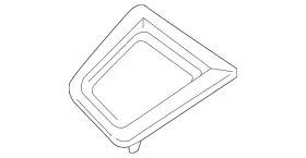 846k0-f2ba0-thu Hyundai Genuine Trim Bezel