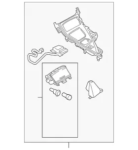 96941-5cb9b Infiniti Genuine Shift Panel