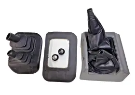 8944355200 Isuzu 1997 Rodeo 4x4 Shift Boot Knob Set Gray Black - Fast Ship