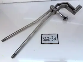 B62-32 Jb Custom Fabrication 816077020229 Bronco 1966 -1977 Twin - Stick Transfer Case Shifter Stainless Inch J-shift