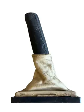 Btr7068 Land Rover Range P38 95-02 Emergency Parking Hand Brake Handle Alpaca Boot Leather #2