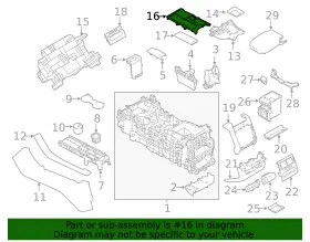 Lr100379 Land-rover Genuine Automatic Transmission Shift Cover Plate #2