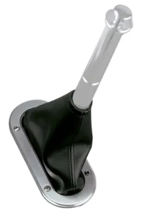 70-bhbt Lokar Parking Brake Boot - Trans Mount Oval Brushed Aluminum