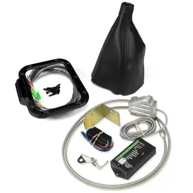 Xcinb-1790 Lokar Midnight Series Vert. Rect. Led Shifter Boot Kit Gm