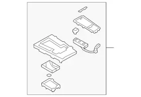 Bemd-64-340c Mazda Genuine Center Panel