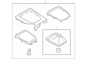 Bjs7-64-340a-02 Mazda Genuine Shift Panel