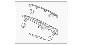 Cg25-64-350a Mazda Genuine Shift Panel