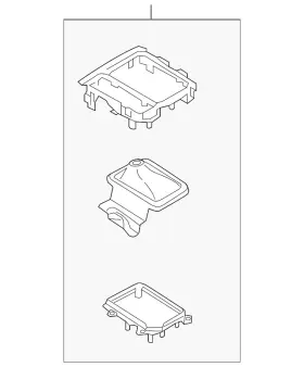 Dl9h-64-340-1d Mazda Genuine Shift Panel