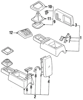 Fc01-64-331 Mazda Oem New 1989-1991 Rx-7 Boot Change Bezel Shift Manual Trans