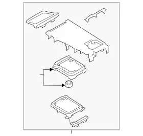 Grf5-64-340c Mazda Genuine Upper Panel