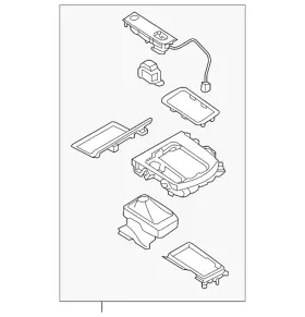 Kgc3-64-340-02 Mazda Genuine Shift Panel