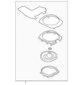 N243-64-340d-02 Mazda Genuine Shift Panel