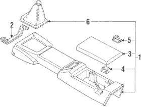 Na01-64-331-00 Mazda Genuine Shift Boot