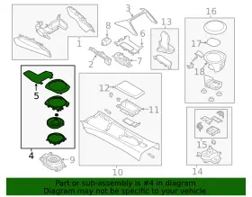 Nf7s-64-340-04 Mazda Genuine Shift Panel #2