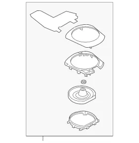 Nf7s-64-340-04 Mazda Genuine Shift Panel