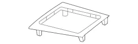 207-680-10-07 Mercedes-benz Genuine Automatic Transmission Shift Cover Plate
